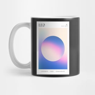 Leo Zodiac Sign Astrology Aura Mug